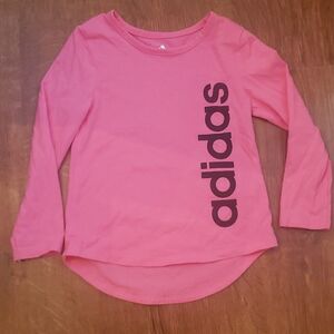 Adidas Pink Long Sleeve T Shirt